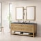 James Martin Vanities Breckenridge 72in Double Vanity, Light Natural Oak w/ 3 CM Charcoal Soapstone Top 330-V72-LNO-3CSP - alternate 3